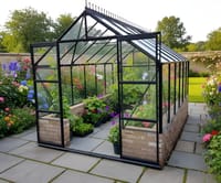 Vitavia Cassandra Black 8x12 9900 Dwarf Wall Greenhouse