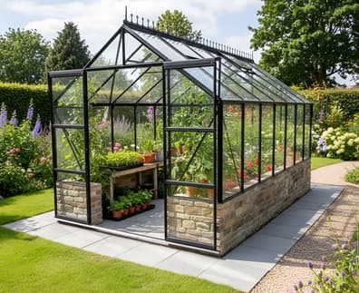 Vitavia Cassandra 8x14 Black 11500 Dwarf Wall