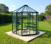 Vitavia Hera 4500 Green Orangery Greenhouse - Horticultural Glass