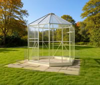 Vitavia Hera 4500 Silver Orangery Greenhouse - Toughened Glass