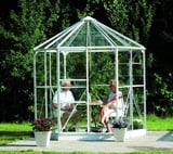 Vitavia Hera 4500 Silver Orangery Greenhouse - Toughened Glass