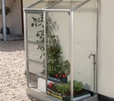 Vitavia 2x4 IDA 900 Lean to Greenhouse - Toughened Glass