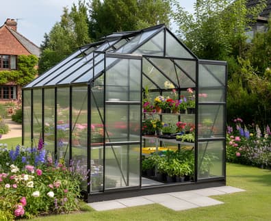 Vitavia 8x12 Black Jupiter 9900 Poly 
