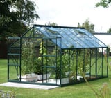 Vitavia 8x12 Green Jupiter 9900 Greenhouse - Horticultural Glass