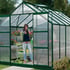 Vitavia Jupiter 8x10 Greenhouse in Powder Coated Green