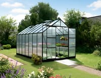 Vitavia 8x14 Black Jupiter 11500 Greenhouse - Polycarbonate Glazing