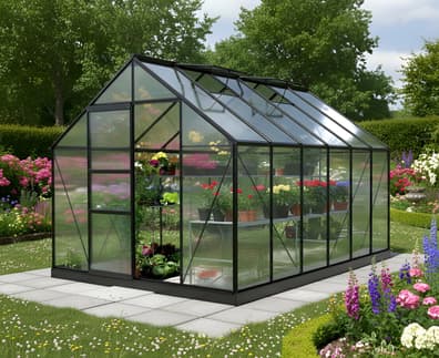 Vitavia 8x12 Black Neptune 9900 Poly 