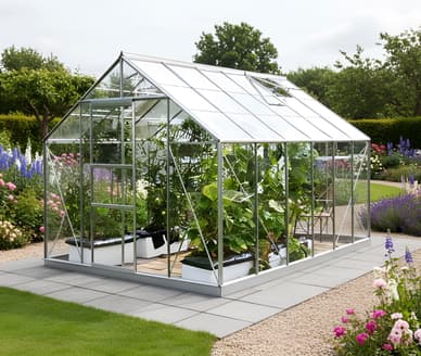 Vitavia 8x12 Neptune 9900 Greenhouse - Toughened Glass