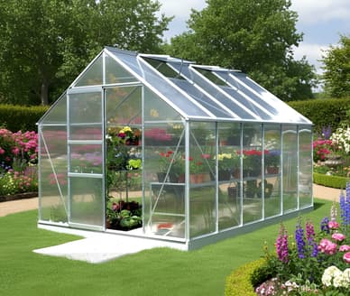 Vitavia 8x12 Neptune 9900 Greenhouse - Polycarbonate Glazing