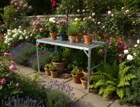 Vitavia 1 Tier Silver Staging