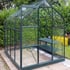 Vitavia Orion 6x8 Green Greenhouse with Toughened Glass