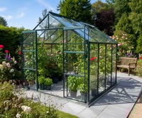 Vitavia 8x10 Green Phoenix 8300 Greenhouse - Toughened Glass