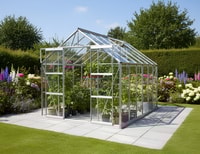 Vitavia 8x12 Phoenix 9900 Greenhouse - Horticultural Glass