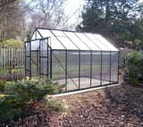 Vitavia 8x12 Black Phoenix 9900 Greenhouse - Polycarbonate Glazing