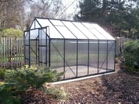 Vitavia 8x14 Black Phoenix 11500 Greenhouse - Polycarbonate Glazing
