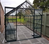 Vitavia 8x14 Black Phoenix 11500 Greenhouse - Toughened Glass