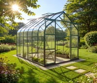Vitavia 8x14 Green Saturn 11500 Greenhouse - Toughened Glass