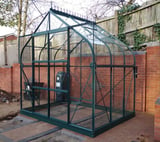 Vitavia 8x6 Green Saturn 5000 Greenhouse - Horticultural Glass
