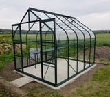 Vitavia 8x10 Green Saturn 8300 Greenhouse - Horticultural Glass