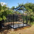 Vitavia Sirius Black Orangery Greenhouse with Glazing Bar Capping