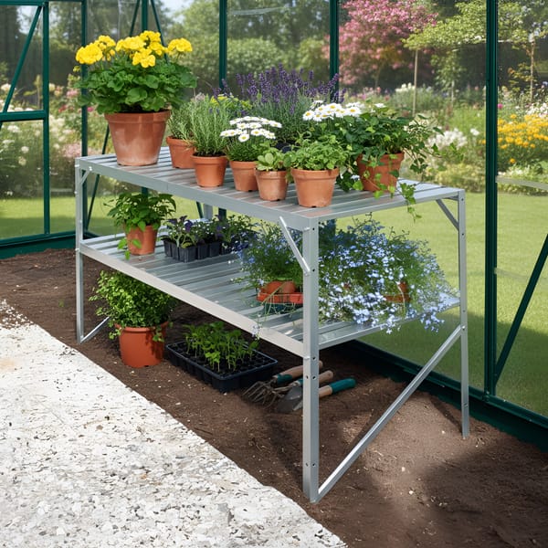 Vitavia 2 Tier Silver Staging