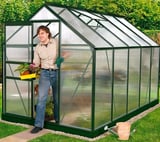 Vitavia 6x10 Green Venus 6200 Greenhouse - Polycarbonate Glazing