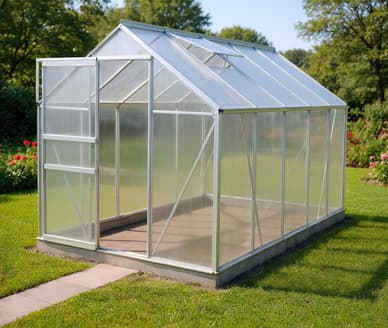 Vitavia 6x10 Venus 6200 Greenhouse - Polycarbonate Glazing