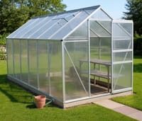 Vitavia 6x12 Venus 7500 Greenhouse - Polycarbonate Glazing