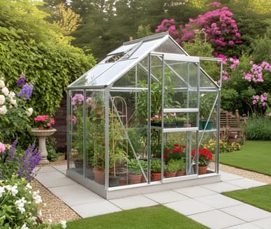 Vitavia 6x4 Venus 2500 Greenhouse - Toughened Glass