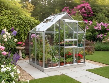 Vitavia Venus 6x8 Aluminium Greenhouse with Toughened Glazing