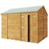 10x8 Windowless Apex Overlap Wood Shed