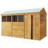 12x6 Apex Overlap Wood Shed