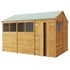 12x8 Apex Overlap Wood Shed