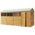16x6 Apex Overlap Wood Shed