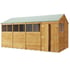 16x8 Apex Overlap Wood Shed
