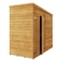 4x8 Windowless Pent Overlap Wood Shed