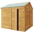 8x8 Windowless Apex Overlap Wood Shed