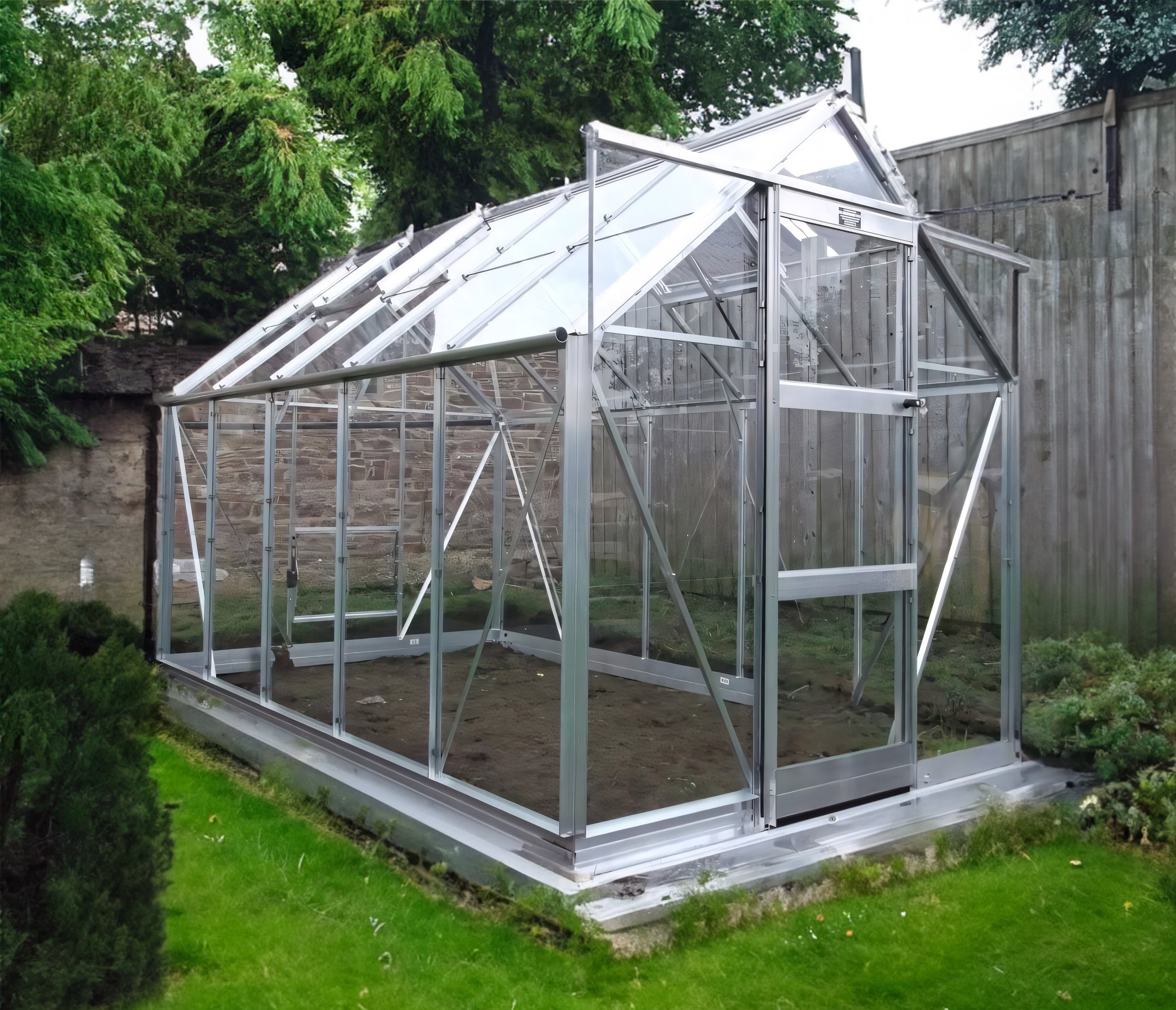 Elite Craftsman 6x10 Greenhouse Package Toughened