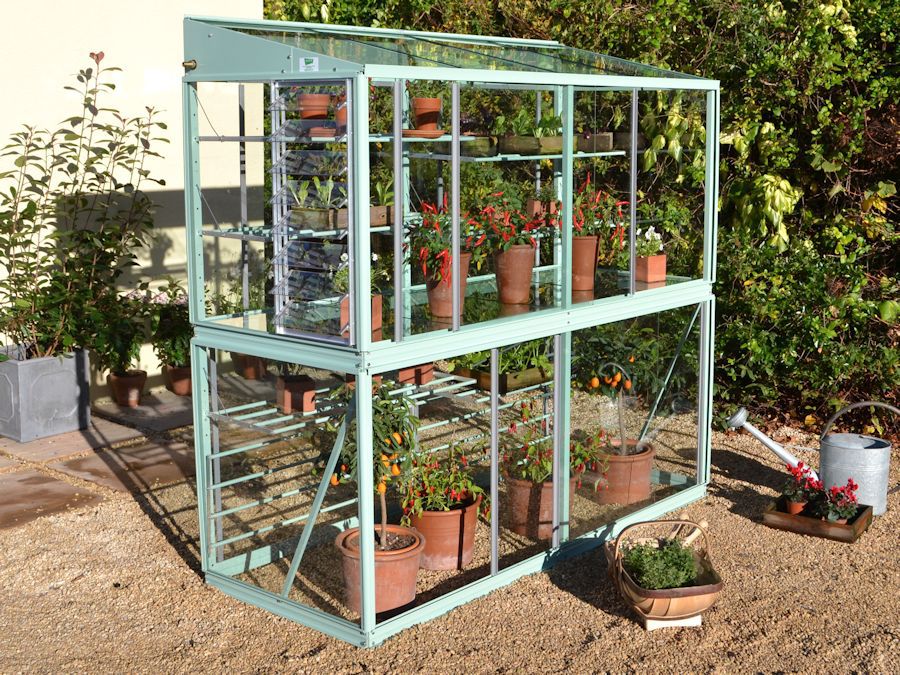 3x6 Lichfield Mini Greenhouse Toughened Free Delivery