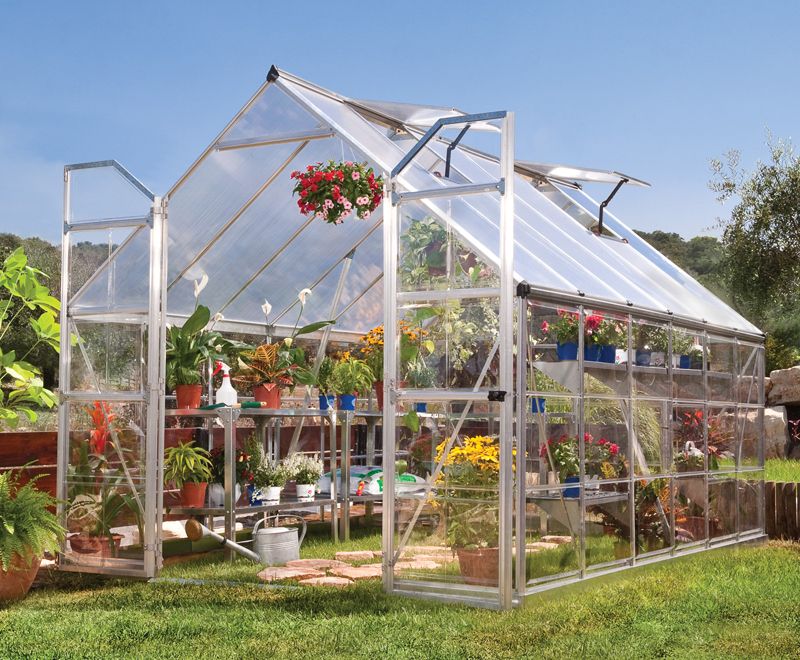 Palram Balance 8x12 Greenhouse Polycarbonate