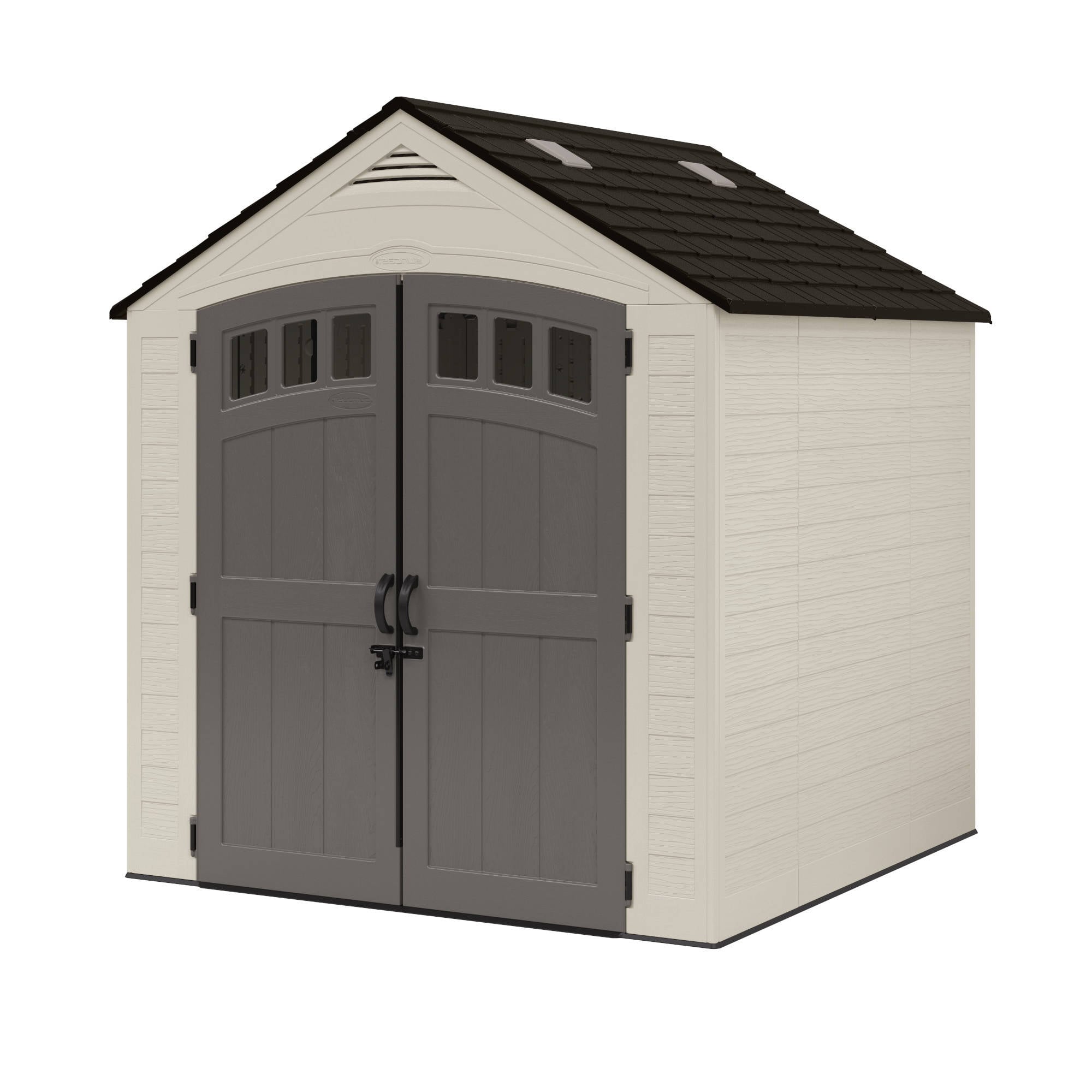 Suncast 7x7 Cloverdale Plastic Shed Greenhouse Stores