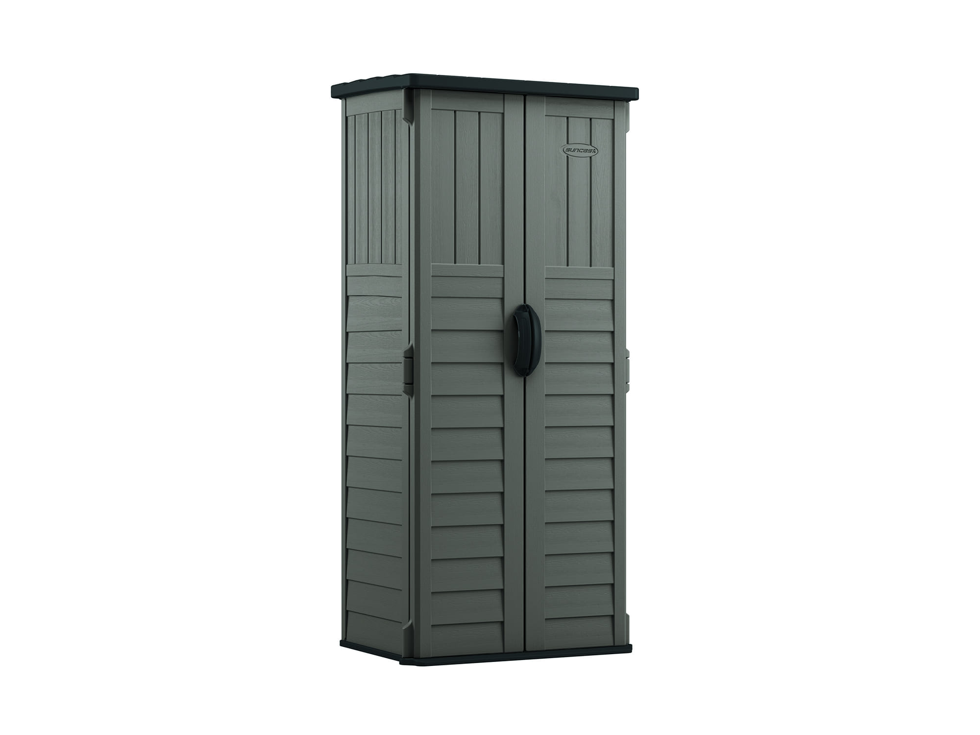 Suncast 3x2 Mannington Plastic Garden Storage Shed Stone Grey