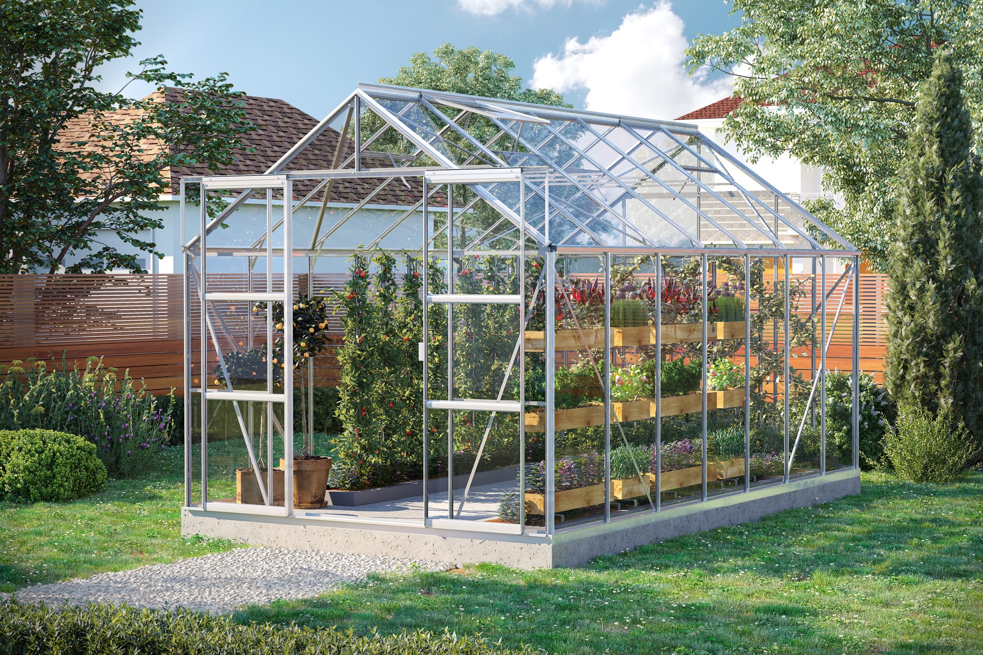 Vitavia 8x14 Jupiter 11500 Greenhouse Horticultural