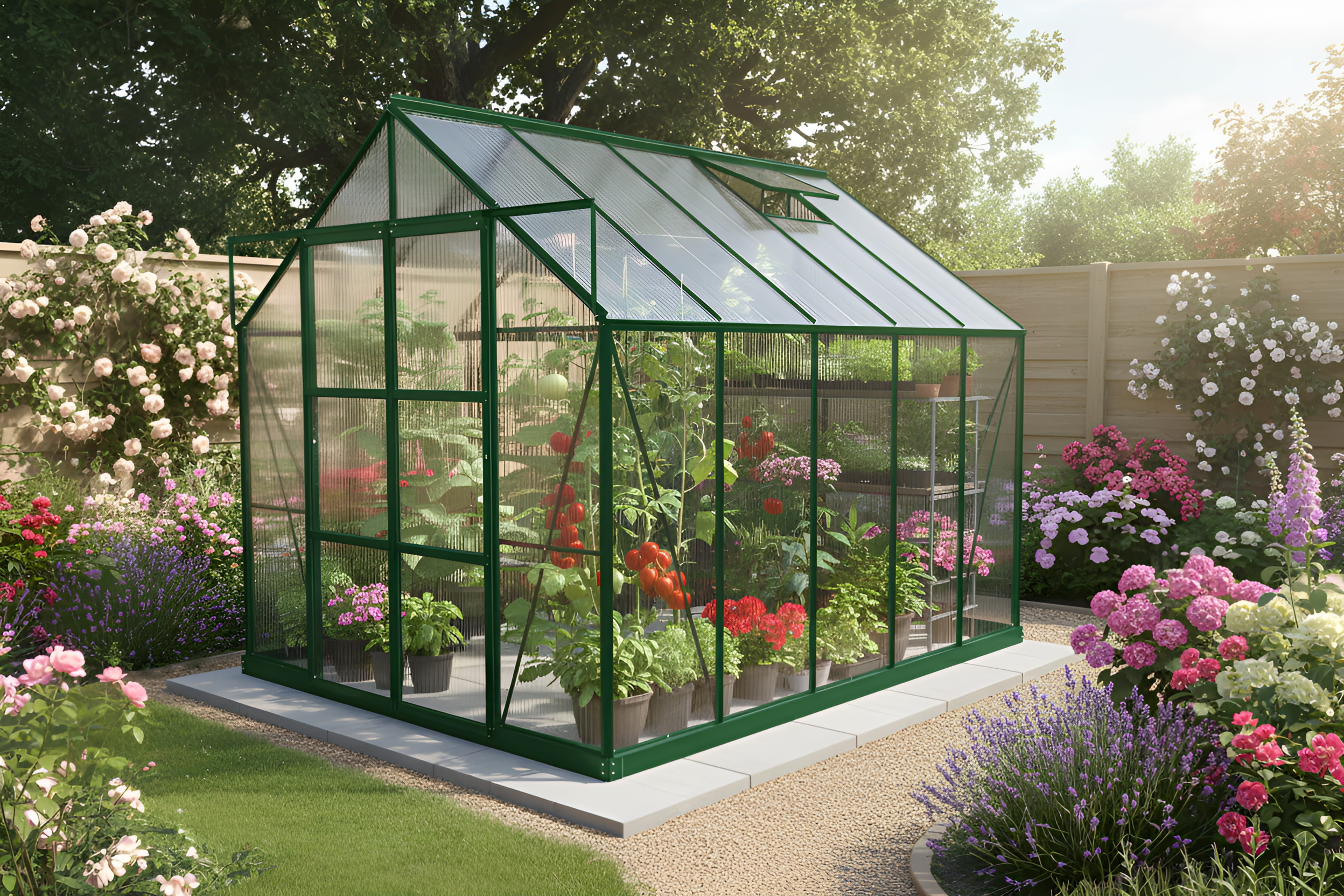 Vitavia 8x10 Green Phoenix 8300 Greenhouse Polycarbonate