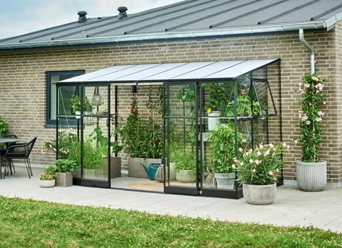 Halls Qube Lean to Greenhouses