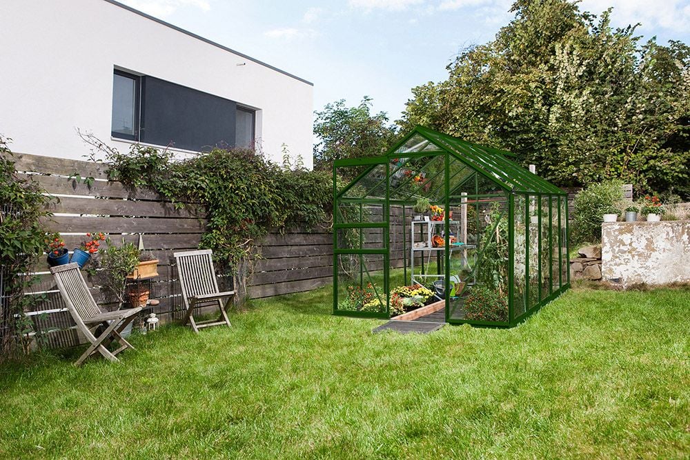 Vitavia Apollo Green 6x4 Greenhouse Toughened